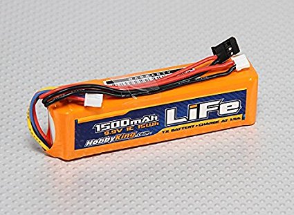 HobbyKing 1500mAH LiFe 3S 9.9v Transmitter pack.