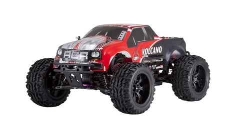 Redcat Racing Electric Volcano EPX Truck with 2.4GHz Radio,Vehicle Battery and Charger Included (1/10 Scale), Red