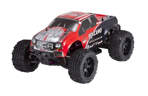 Redcat Racing Electric Volcano EPX Truck with 2.4GHz Radio,Vehicle Battery and Charger Included (1/10 Scale), Red