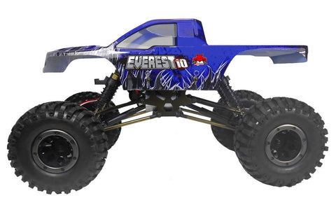 Redcat Racing Everest-10 Electric Rock Crawler with Waterproof Electronics, 2.4Ghz Radio Control (1/10 Scale), Blue