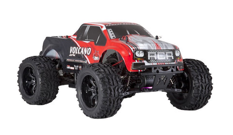 Redcat Racing Electric Volcano EPX Truck with 2.4GHz Radio,Vehicle Battery and Charger Included (1/10 Scale), Red