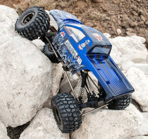 Redcat Racing Everest-10 Electric Rock Crawler with Waterproof Electronics, 2.4Ghz Radio Control (1/10 Scale), Blue