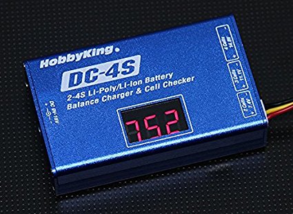 Hobbyking DC-4S Balance Charger & Cell Checker 30w 2s~4s