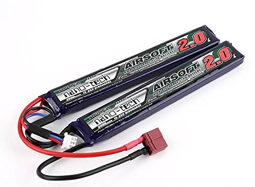 Turnigy nano-tech 2000mAh 2S 15~30C Lipo AIRSOFT Pack (T-Connector)