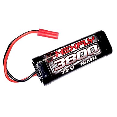 Redcat Racing HX-3800MH-B Version 4.0 3800 Ni-MH Battery-7.2V with Banana Connector